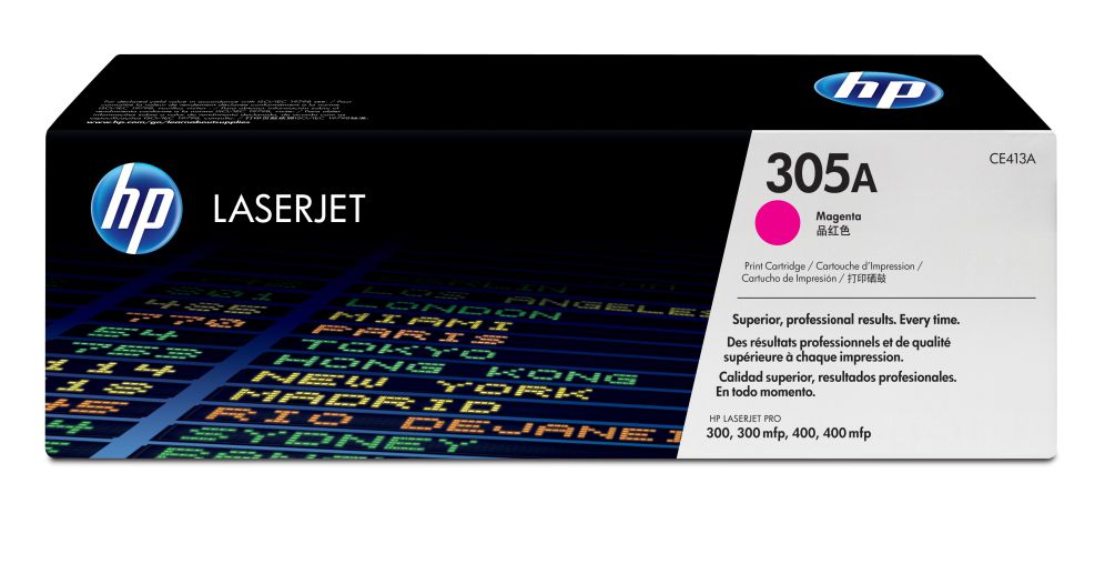 Toner Hp 305a Ce412a Magenta 2600pag Laserjet Pro 300 M351a  300  Mfp M375nw  400 M451  400 Mfp M475